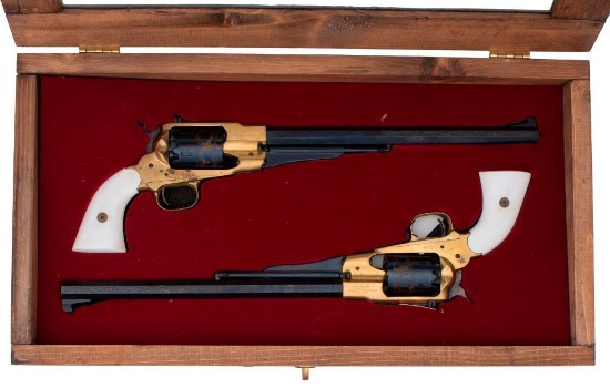 Pietta Limited Edition Golden Buffalo Hunter New Model Army 1858 Set