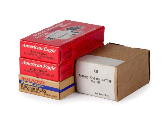 100 Rounds of 5.56mm Ammunition