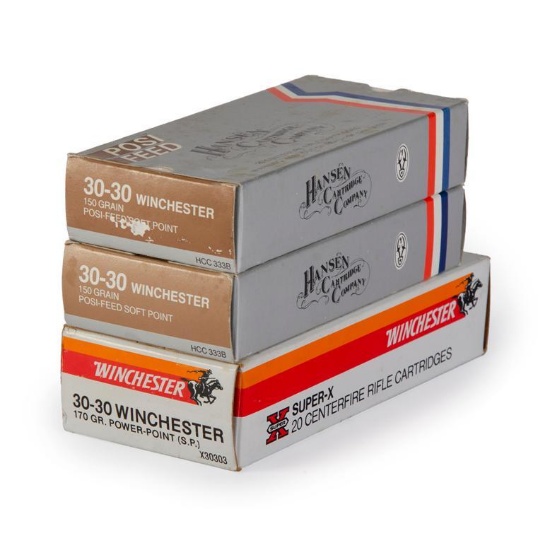 Lot of 60 Rounds of .30-30 Ammunition