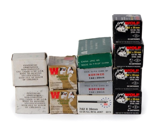240 Rounds 7.62 x 39mm Ammunition