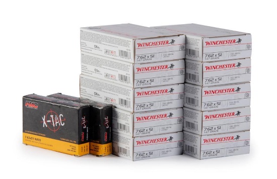 220 Rounds of 7.62x51 NATO Ammunition