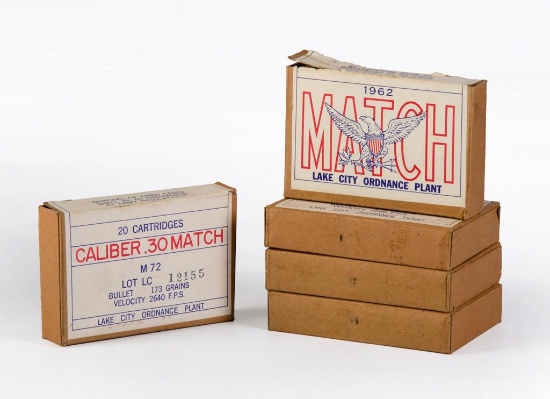 100 Rounds of Lake City Ordnance .30-06 Ammunition