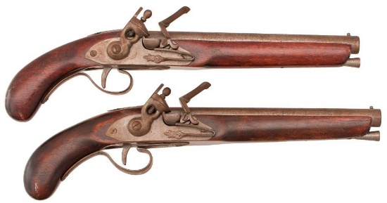 Pair of Contemporary Spanish Flintlock Pistols