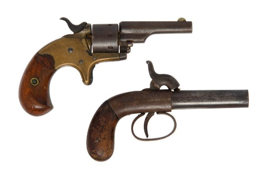 Lot of Two 19th Century Pistols