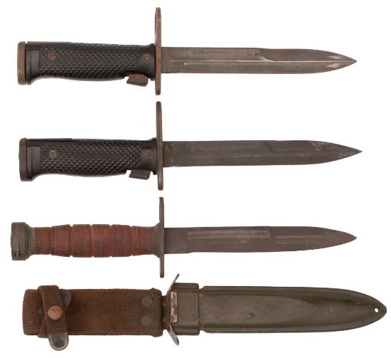 Lot of Three American Bayonets