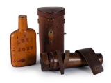 Lot of Field Flasks and Cases