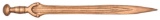 Contemporary Bronze Sword by Del Tin