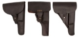 Lot of Three European Military Holsters