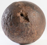 A 32 LB Cannon Round Ball For A 6.40