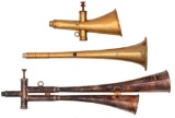 Lot of Three Hunting/Fanfare Horns