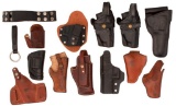Lot of Pistol Belts and Holsters