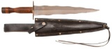 Contemporary Bowie Knife with Sheath
