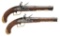 Fine Pair of German Flintlock Pistols by A.C. Erlang