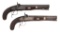 Pair of Percussion Pistols by Theophilus Richards & Co., London (1771-1874)