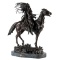 Bronze Sculpture of Native American Chief by Carl Kauba