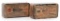 Lot of Two Remington UMC Cartridge Boxes