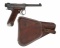 **Early Japanese Nambu Type 14 Pistol with Holster