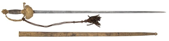 Ornate Mexican Officer's Sword