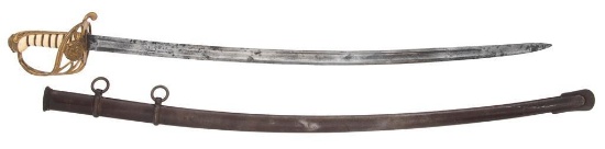 Mexican Dragoon Saber Attributed to Lieutenant Santiago Tapia