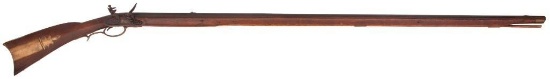 American Fullstock Flintlock Smooth Rifle by Worley