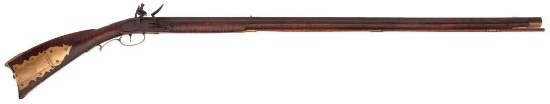American Bucks County Fullstock Flintlock Smooth Rifle
