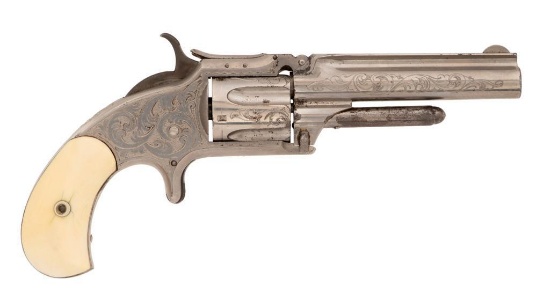 Engraved Smith & Wesson No. 1 1/2 Second Issue Revolver