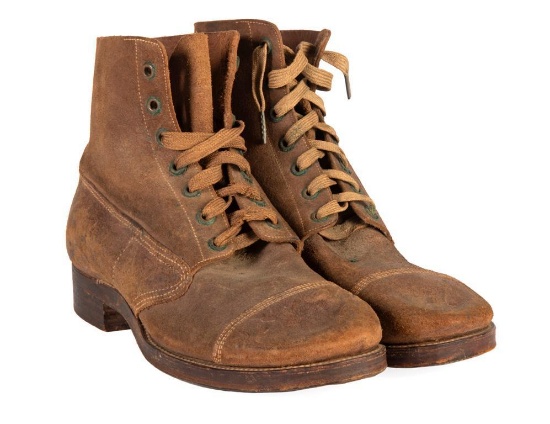 Scarce Pre WW1 Rough leather Suede Cavalry Boots