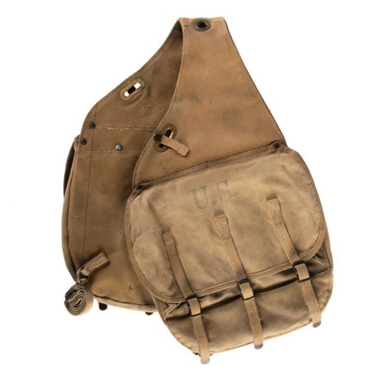 Rare U.S. Army Model 1924 Substitute Canvas Saddle Bags