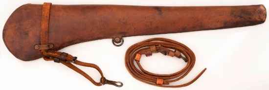 M1869 1st Pattern Krag Rifle Leather Scabbard