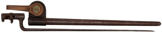 Indian War M1887 US Army 45-70 Angular Bayonet with Scabbard