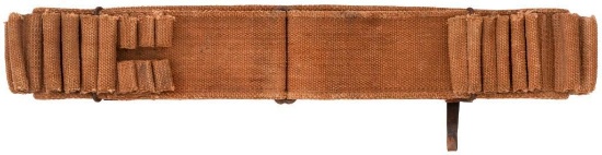 M1892 .45 Colt Tan Mills Canvas US Cavalry Cartridge Belt