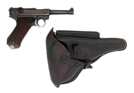 **WW2 German P.08 Pistol with Holster