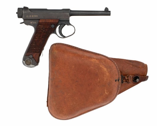 **WW2 Japanese Nambu Type 14 Pistol with Holster