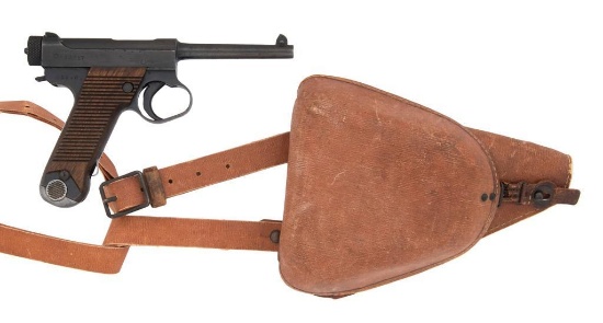 **WW2 Japanese Nambu Type 14 Pistol with Holster