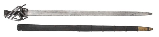 Venetian Schiavona Basket Hilt Broadsword