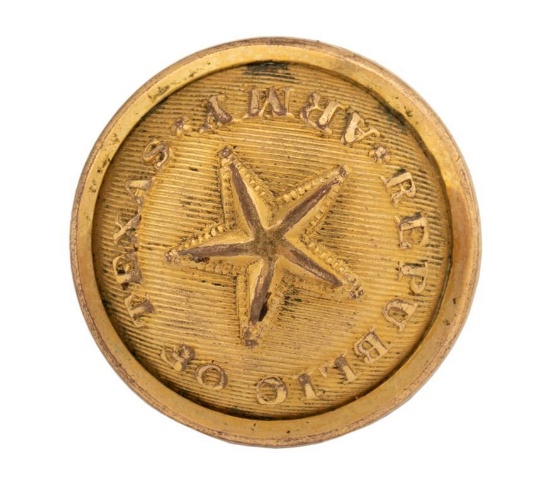 Rare 1836 Republic of Texas Army Button