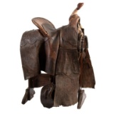 Early Republic of Mexican Saddle with Cover