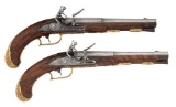 Fine Pair of German Flintlock Pistols by A.C. Erlang