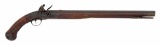 19th Century Kentucky Flintlock Pistol with Long Barrel
