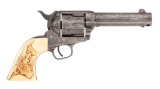 Factory Engraved Colt Single Action Army Revolver used by Texas Ranger Jay Banks