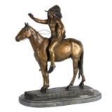 After Cyrus Dallin Medicine Man Bronze Sculpture