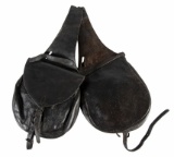 M1859 Civil War McClellan Saddle Bags Identified to Civil War Captain Elihu Grant