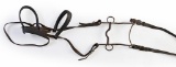 Civil War Era M1859 US Cavalry Curved Bit with Black Bridle