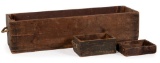 Lot of Three Frankford Arsenal and Indian War Era Wooden Shipping Crates