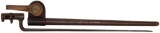 Indian War M1887 US Army 45-70 Angular Bayonet with Scabbard