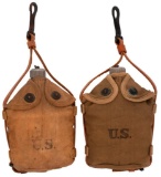 Lot of Two M1917 & M1934 Canteens