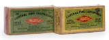 Lot of Two Western Red Diamond Cartridge Boxes