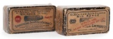 Lot of Two Remington UMC Cartridge Boxes