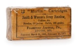 One Box of Rare Frankfort Arsenal Smith & Wesson Cartridges