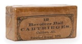 Twelve Revolver Ball Cartridges